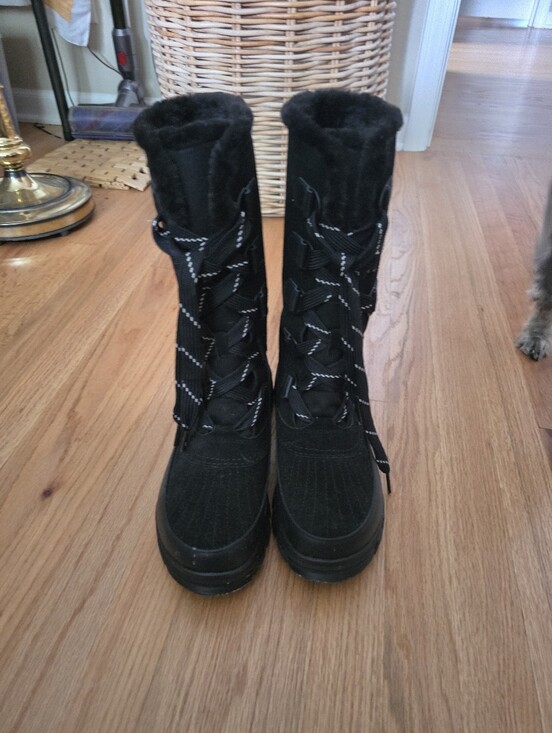 Sorel Shoes - Women's Sorely Black Insulated Winter Lace-Up Boots
